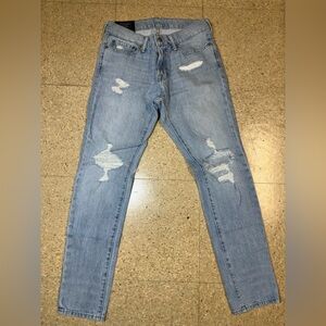 Abercrombie & Fitch Mens Felix Super Skinny Distressed Jeans Tag 29x30 Fit 29x29